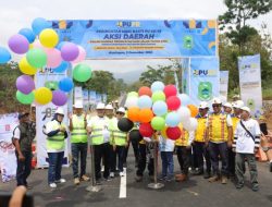 Di akhir Jabatan, Bupati Kuningan Resmikan Jalan Lingkar Cipari-Cisantana