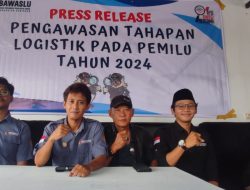 Pastikan Pendistribusian Logistik Sesuai Aturan, Panwascam Pancalang Siap Awasi Logistik Pemilu 2024