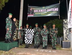 Didampingi Sekda, Dandim 0615 Melepas Peleton Beranting Yudha Wastu Pramuka Jaya