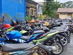 Ratusan Motor Berknalpot Brong Dijaring Polisi