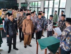 8 Pejabat di Lingkungan Kemenag Kuningan Resmi Dilantik