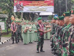 Tradisi Lepas Sambut Dandim Kuningan Diwarnai Isak Tangis