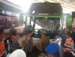 Jelang Mudik Lebaran, Pemkot Cirebon Cek Kelaikan Bus Di Terminal Harjamukti