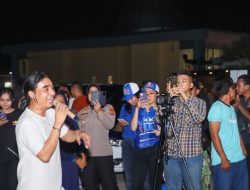 Charly Van Houtten Hadir di Rest Area KM 228 Tol Palikanci Untuk Hibur Pemudik