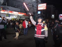 Polres Indramayu dan Kodim 0616/Indramayu Amankan Malam Takbiran Idul Fitri 1445 H