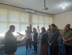 Resmi Dilantik, 3 Pejabat Uniku Duduki 4 Posisi