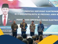 Menteri AHY Luncurkan Implementasi Layanan Elektronik di 11 Kantah se-Jawa Barat