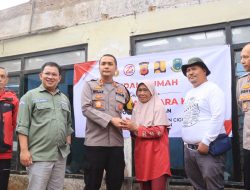 Selain Sumur Bor, Polres Kuningan Bantu Bedah Rumah Warga