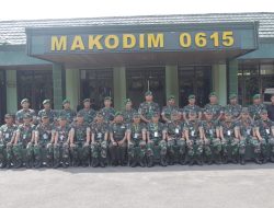 13 Personil Pasis Seskoad Tiba di Kodim Kuningan, Dandim : Kami Siap Dukung Pasis Yang Akan Melakukan KKL