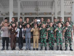Bersama Forkopimda Kabupaten Kuningan, Pasis Dikreg Seskoad Lakukan Audensi
