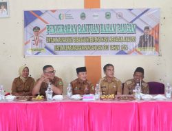 Tingkatkan Gizi Anak dan Balita, Diskatan Salurkan Bantuan Pangan Untuk Masyarakat Desa Sukaraja
