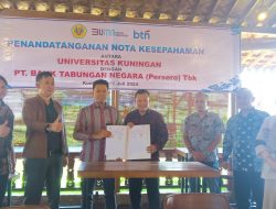 Teken MoU, Bank Tabungan Negara Serahkan 1 Buah Drone Untuk Uniku