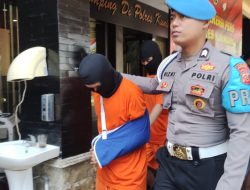 Sempat Melarikan Diri, Satu Tersangka Pengedar Sabu Jatuh Dari Motor