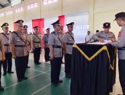 Sejumlah Perwira Polres Kuningan Dimutasi