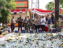 Ribuan Miras Berbagai Merek Hasil KRYD dan Operasi Pekat Dimusnahkan Polresta Cirebon