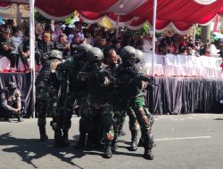 Atraksi Memukau dari Personil Kodim Kuningan Di Hari Jadi Ke-526 Kuningan