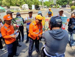 Cermin Budaya Bangsa Indonesia Maju, KAI dan Korlantas Polri Gelorakan Budaya Taat Berlalu Lintas Di Perlintasan