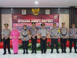 Tiga Personel Polresta Cirebon Naik Pangkat