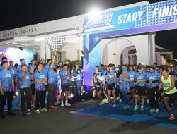 Ribuan Pelari Ikuti Event Cirebon Night Run Powered By KAI