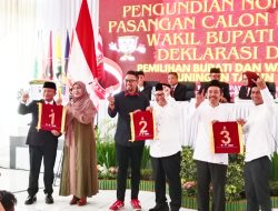 3 Paslon dalam Pilkada Kuningan 2024 Telah Mendapat Nomor Urut