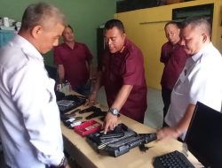 Petugas Divisi Pemasyarakatan Bangka Belitung Lakukan Monitoring dan Evaluasi Rencana Aksi B10