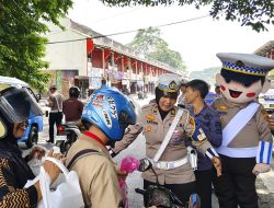 “Linggar” Jadi Pusat Perhatian Masyarakat dalam Sosialisasi Keselamatan Berlalu Lintas