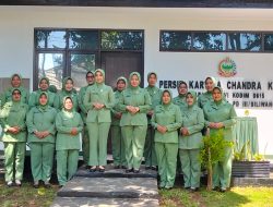 Resmikan Kantor Baru Persit, Ini Pesan Ny Putri Aji Wiryawan