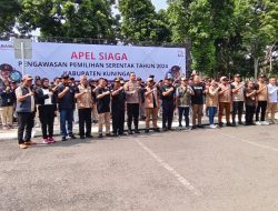 Jelang Pencoblosan Pilkada, Bawaslu Kuningan Gelar Apel Siaga, Firman : Pilihlah Pemimpin Sesuai Hati Nurani, Bukan Karena Iming Iming
