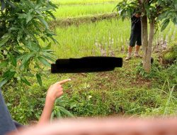 Seorang Pria Ditemukan Tewas Di Saluran Irigasi Desa Ciporang