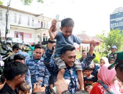 Lanud Husein Sastranegara Berikan Trauma Healing Untuk Pulihkan Semangat Anak-anak Korban Bencana di Cianjur