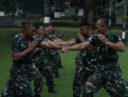 Puluhan Babinsa Dibekali Bela Diri Taktis