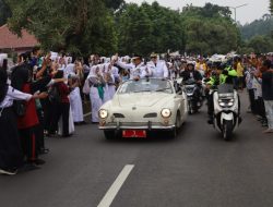 Usai Dilantik, Dian dan Tuti Disambut Meriah oleh Ribuan Warga Kuningan