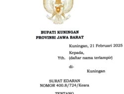 Sambut Bulan Ramadhan, Pemkab Kuningan Terbitkan Surat Edaran