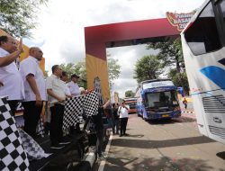 Bawa 5.000 Pemudik, Dasco Didampingi Andre Lepas 100 Bus Pulang Basamo Gelombang Pertama