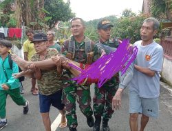 Dua Prajurit TNI Berhasil Evakuasi Korban yang Tewas di Sungai Bangka Desa Wilanagara