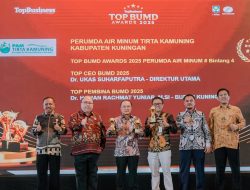 Penghargaan TOP BUMD Awards Bintang 4 Tahun 2025 di Raih PAM Tirta Kamuning