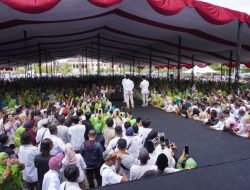 Bupati dan Wakil Bupati Kuningan Hadiri Halal Bihalal Gerindra Jabar, KDM : Bupati Harus Dekat dan Mencintai Rakyatnya
