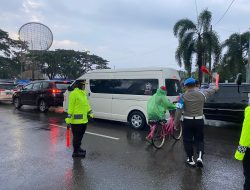 Kapolresta Cirebon Pimpin Pemantauan Arus Balik Lebaran Jalur Arteri