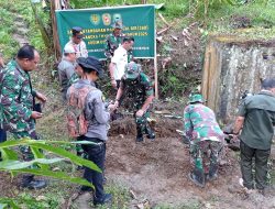 Kodim Kuningan Bantu Kebutuhan Air Bersih di Desa Bagawat