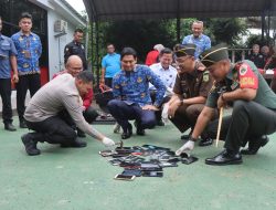 Kapolres Indramayu Hadiri Pemusnahan Barang Bukti Yang Telah Berkekuatan Hukum Tetap