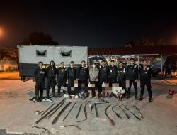 Tim Patroli Raimas Macan Kumbang 852 Polresta Cirebon Gagalkan Remaja Hendak Tawuran