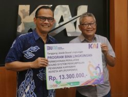 KAI Daop 3 Cirebon Salurkan Bantuan untuk Perpenka melalui Program TJSL