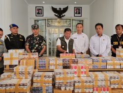 Pemkab Majalengka dan Satgas BKCHT Amankan Ribuan Rokok Ilegal