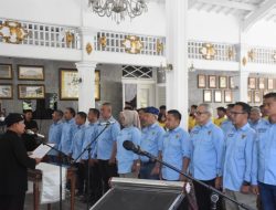 Askab Kuningan Kukuhkan Pengurus Baru dan Lepas Tim BK Porprov 2025