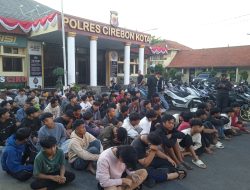 Polisi Amankan 97 Remaja Yang Melakukan Aksi Balap Liar