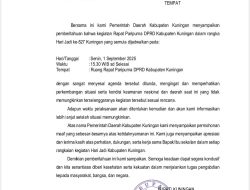 Sidang Paripurna Hari Jadi Kuningan Ditunda, Pemkab Pastikan Perayaan Lebih Khidmat