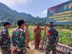 Kabid SDA Dinas PUTR Tinjau Proyek Irigasi TMMD Nasional ke-125 di Sindangjawa
