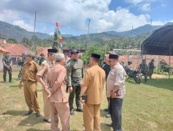 Dandim 0615/Kuningan Tinjau Kesiapan Upacara Pembukaan Serter di Desa Tundagan