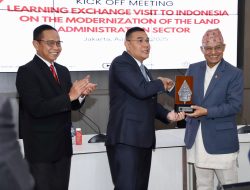 ATR/BPN dan Nepal Bertukar Pengalaman Modernisasi Administrasi Pertanahan
