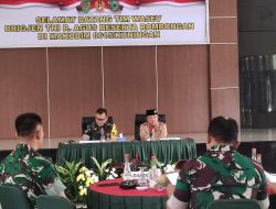 Terima Kunjungan Tim Wasev TMMD, Dandim Kuningan Paparkan Capaian Fisik dan Non Fisik